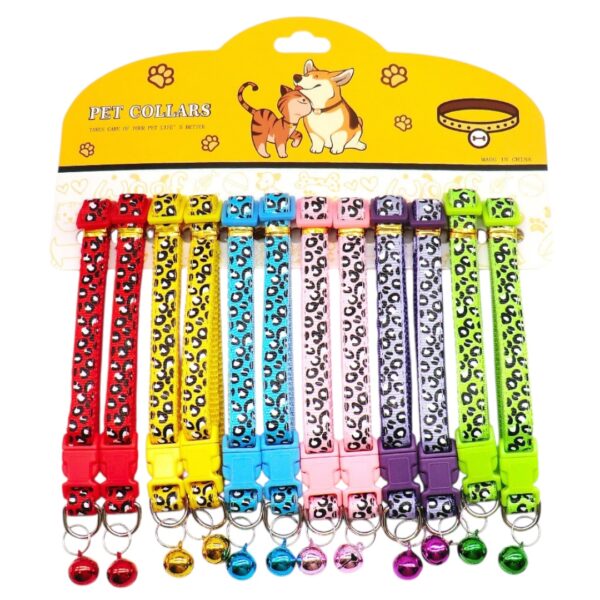 COLLAR PARA MASCOTAS ANIMAL PRINT *12