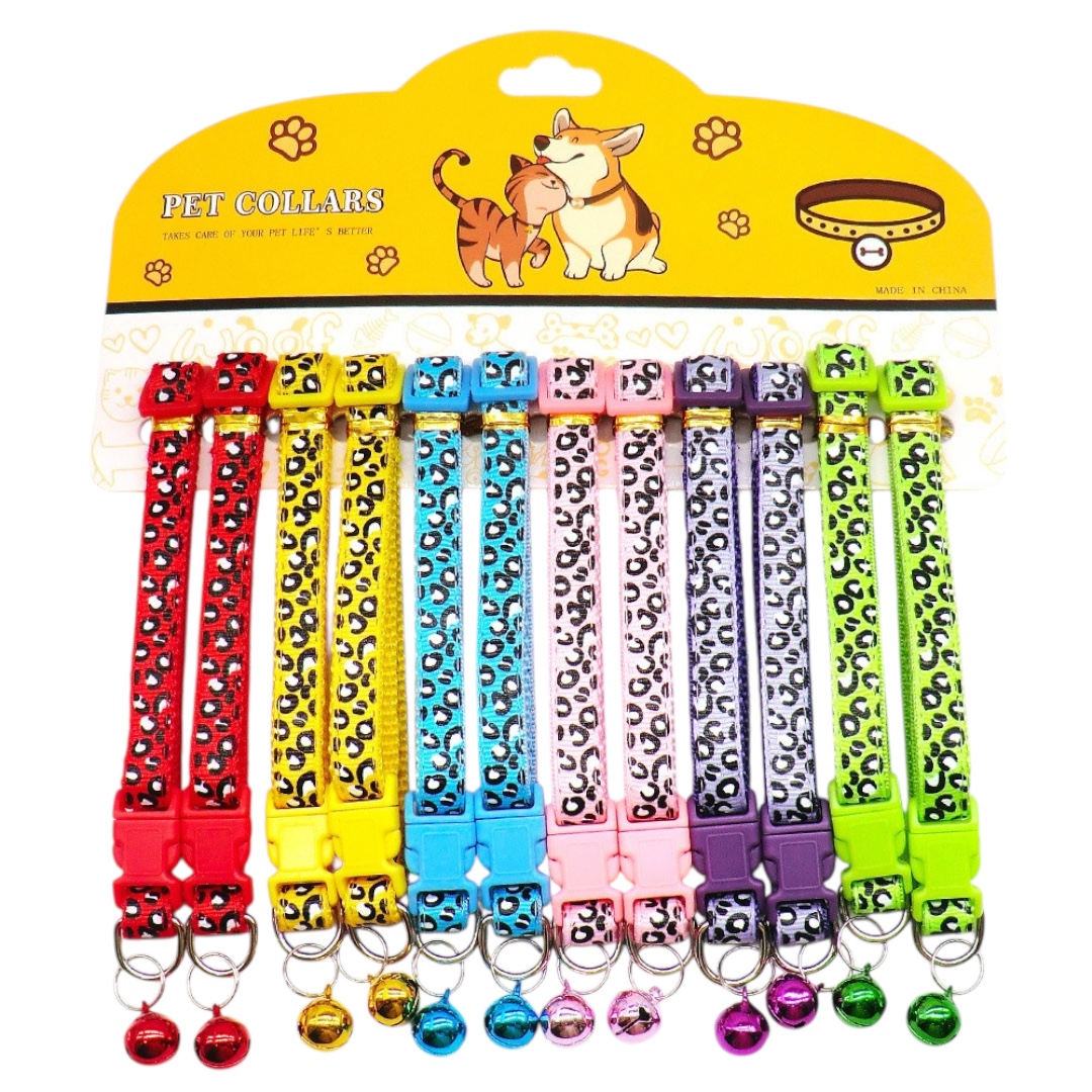COLLAR PARA MASCOTAS ANIMAL PRINT *12