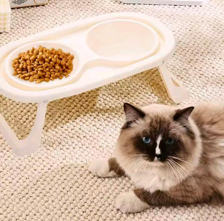 COMEDERO DOBLE ELEVADO ANTIHORMIGAS