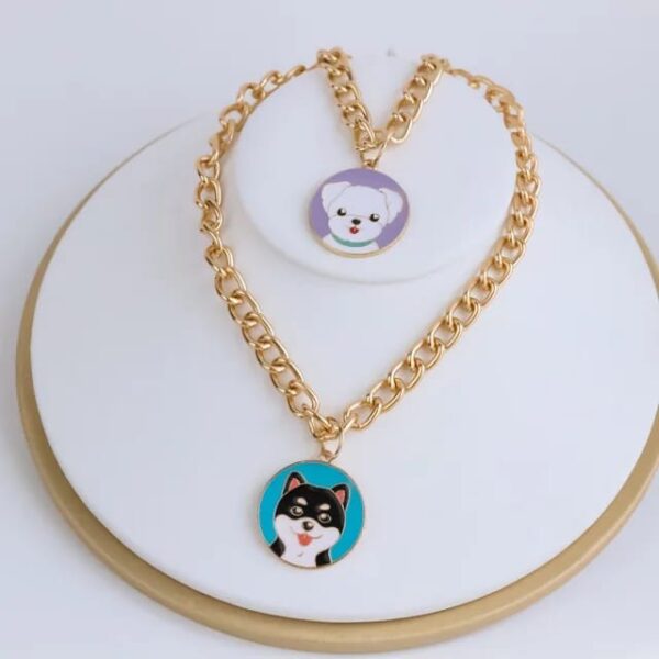 COLLAR CON PLACA PARA MASCOTA - Image 2
