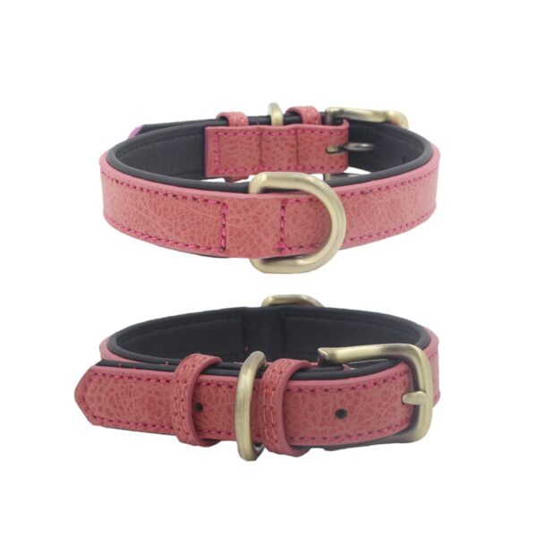 COLLAR DE LUJO EN CUERO TALLA M