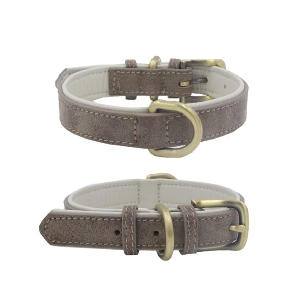 COLLAR DE LUJO EN CUERO TALLA XL