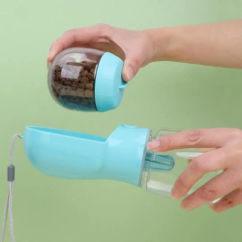 BEBEDERO AUTOMATICO CON PORTA  COMIDA 550 ML