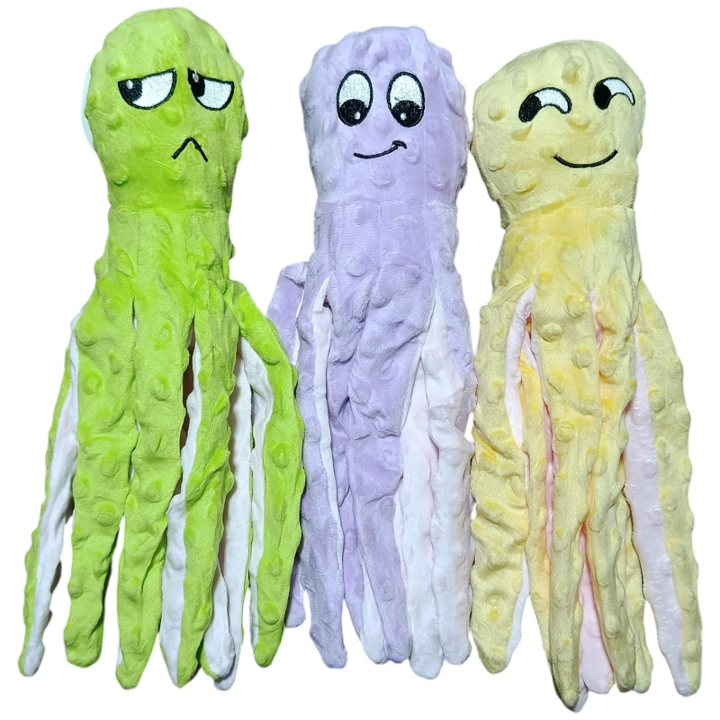 PELUCHE PULPO EFECTO BOTELLA