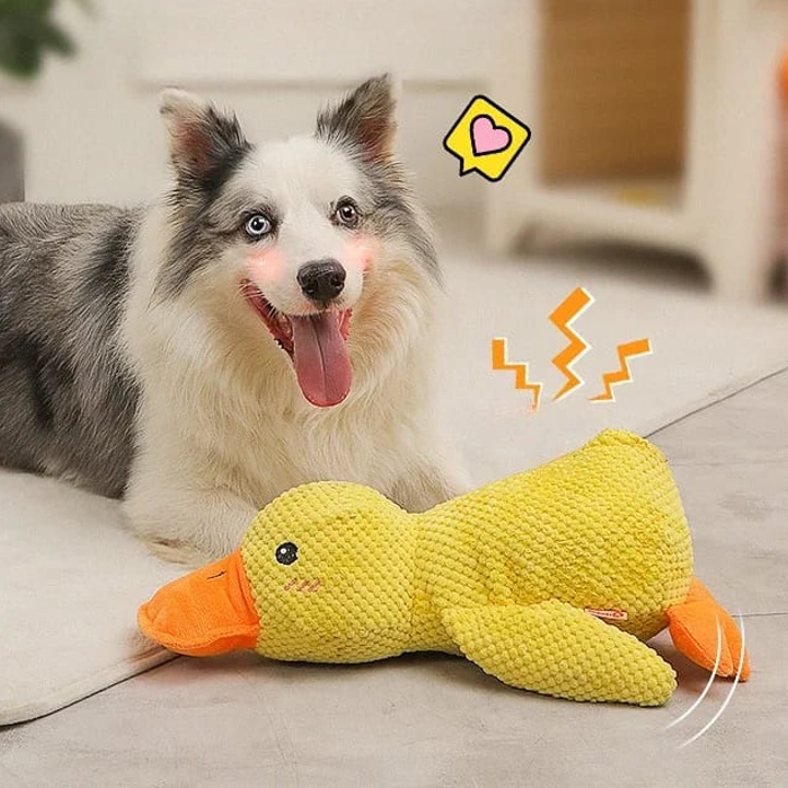 PELUCHE PATO EFECTO BOTELLA