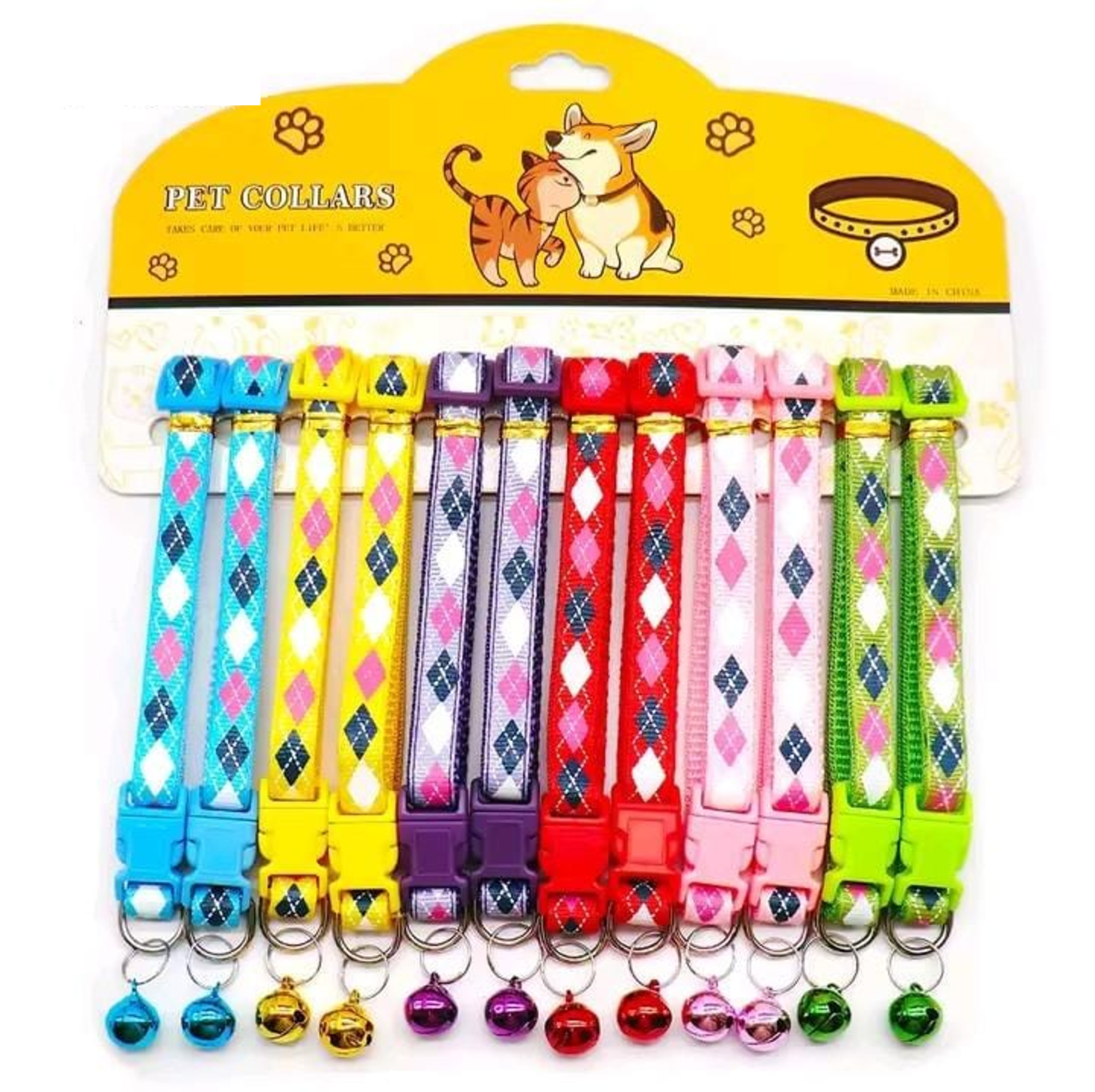 COLLAR PARA MASCOTAS ROMBO