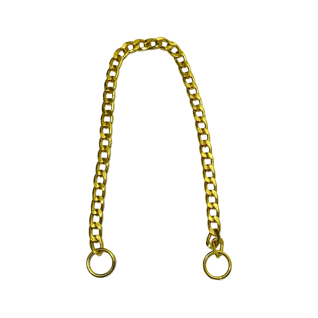 COLLAR DE AHOGO MARTILLADA DORADA 60CM