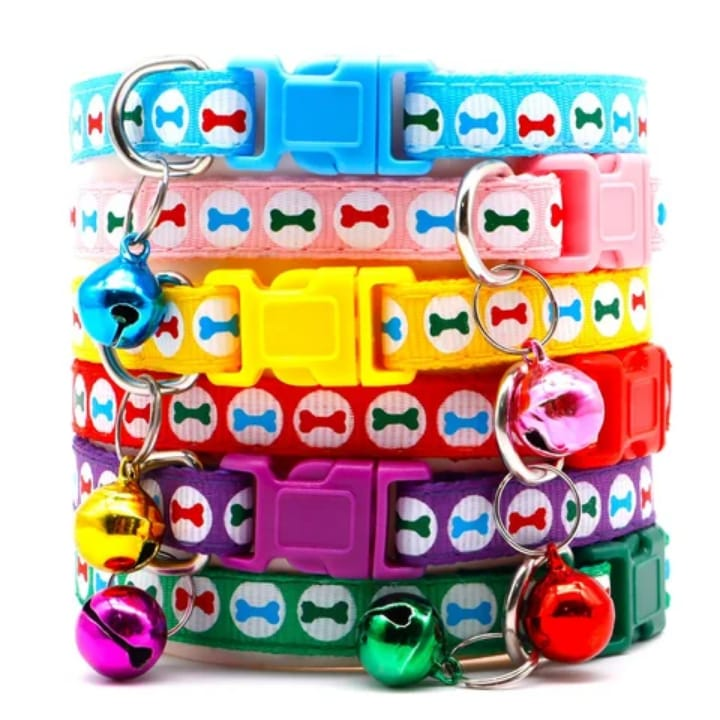 COLLAR COLORES HUESOS X 12
